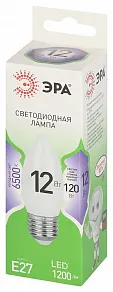 Лампа светодиодная Эра Green Line E27 12Вт 6500K LED B35-12W-865-E27 GL