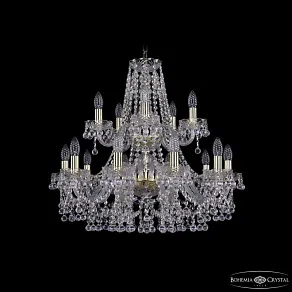 Подвесная люстра Bohemia Ivele Crystal 1409 1409/10+5/240/2d G