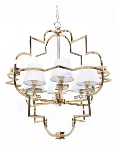 Подвесная люстра LUMINA DECO Baltimore LDP 8020-6 GD+WT