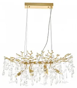 Подвесная люстра Arte Milano Веточка 230210.700.6.E14.D2 GD BUT-Clear