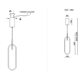 Подвесной светильник Imperiumloft RANDALL B randall01