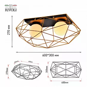 Накладной светильник Rivoli Raila Б0053046