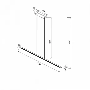 Подвесной светильник Mantra Lineal 8954