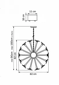 Подвесная люстра Lightstar Bardano 891183