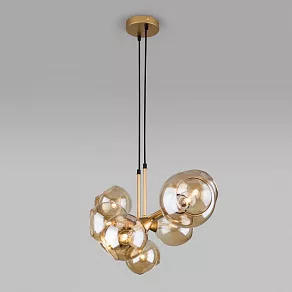 Подвесной светильник Eurosvet Roger 70113/8 янтарный