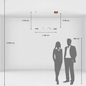 Подвесной светильник De City Мадлен 7 424016801