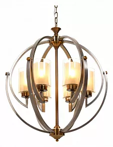 Подвесная люстра LUMINA DECO Bergen LDP 1232-6 SN+MD