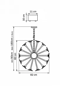 Подвесная люстра Lightstar Bardano 891186