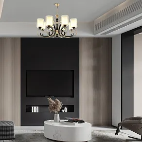 Подвесная люстра Arte Milano Florentia-2237 302237/8 Bk/Gd