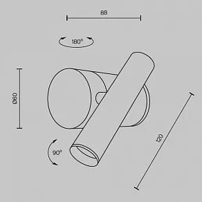 Бра Maytoni Utility MOD433WL-L3N3K1