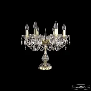 Настольная лампа декоративная Bohemia Ivele Crystal 1402 1402L/6/141-39 G