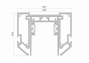 Профиль-держатель 6063 TrackLine Track STC 0611311