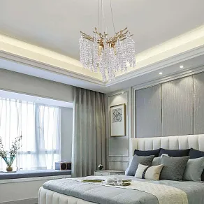 Подвесная люстра Arte Milano Веточка 230110.360.3.E14.H GD