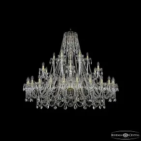 Подвесная люстра Bohemia Ivele Crystal 1411 1411/24+6+6/530 G