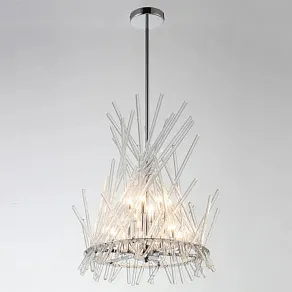 Люстра на штанге iLamp CASA 966C-12 CR+CL