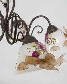 Люстра на штанге Abrasax Emilia MDK9424/5B Coffee