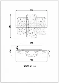 Бра Wertmark Nelly WE158.03.301