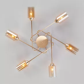 Потолочная люстра Eurosvet Motive 30167/6 золото