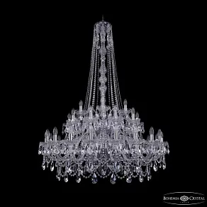 Подвесная люстра Bohemia Ivele Crystal 1411 1411/20+10+5/400/h-155/2d Ni