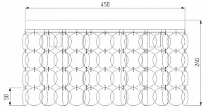 Подвесная люстра Eurosvet Sandra 60084/5