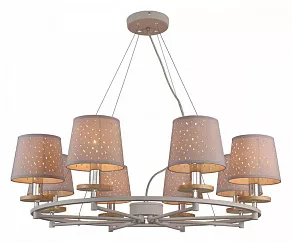 Подвесная люстра Natali Kovaltseva Lisbon LISBON 81055-8C SATIN WHITE