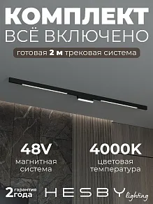 Комплект трековый Hesby Lighting ElDeko HSBL_kompl_E006_NI2B4K_01