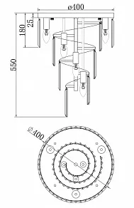 Потолочная люстра Maytoni Louis RC007CL-06CH