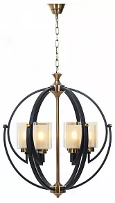 Подвесная люстра LUMINA DECO Bergen LDP 1232-6 BK+MD
