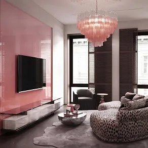 Подвесная люстра Loft it Murano 10580/800 Clear pink