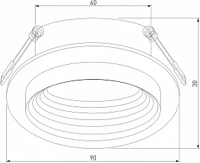 Встраиваемый светильник Elektrostandard Senso a064250