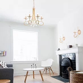 Бра Eurosvet Alexandria 60057/1 белый с золотом