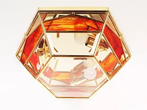 Накладной светильник Doge Luce 1007 1007/3PL-B.CRISTALLO M+ROSSO