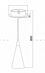 Подвесной светильник Maytoni Nevill P318PL-01B