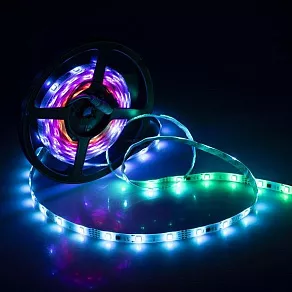 Комплект с лентой светодиодной Arlight SPI-5000SE-5060-30 12V Cx3 RGB-Remote (10mm, 7.2W, IP65) 021213(1)