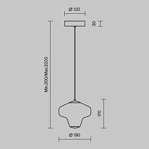 Подвесной светильник Maytoni Sirocco MOD359PL-L6BS3K