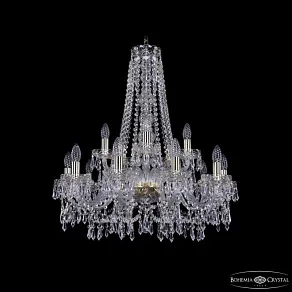 Подвесная люстра Bohemia Ivele Crystal 1403 1403/10+5/240/h-76 G
