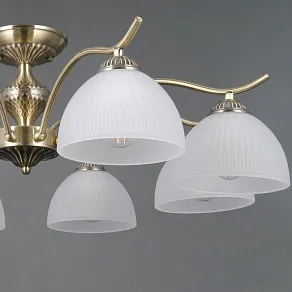 Люстра на штанге ILLUMICO  IL0896-8CSQ-26 AB ELITE
