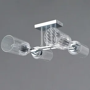 Люстра на штанге ILLUMICO NAPLES IL0780-4CSQ-25 CR NAPLES