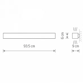 Накладной светильник Nowodvorski Soft Wall Led 90x6 7534