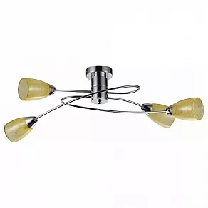 Люстра на штанге Freya Flash FR5103-CL-04-YE