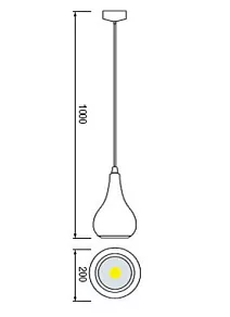 Подвесной светильник Horoz Electric  HRZ00000804