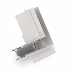 Соединитель угловой внешний для треков встраиваемых AM-Group  MAGNET AM402 LL-20С90° горизонтальный WH