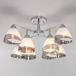 Люстра на штанге Eurosvet Paola 30126/8 хром