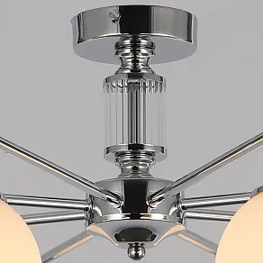 Люстра на штанге ILLUMICO IL0064 IL0064-8C-79 CR