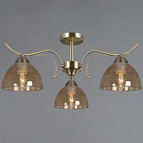 Люстра на штанге ILLUMICO AREZZO IL0733-3CSQ-25 AB AREZZO