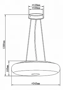 Подвесной светильник Maytoni Aura MOD705-03-W