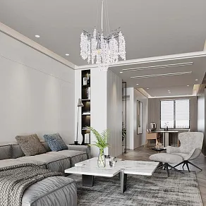 Подвесная люстра Arte Milano Веточка 230110.360.3.E14.H CR