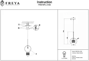 Подвесной светильник Freya Bogota FR8018PL-01BS