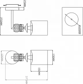 Бра Moderli Slam V2690-1W