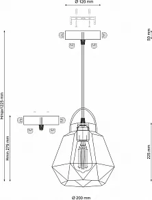 Подвесной светильник Lucia Tucci Narni 2 NARNI 1941.1 white